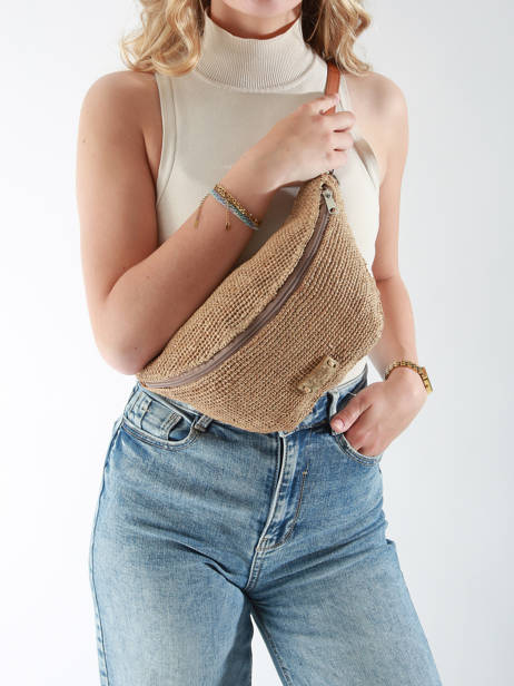 Heuptasje Le voyage en panier Beige l'atelier du crochet AM777 ander zicht 1